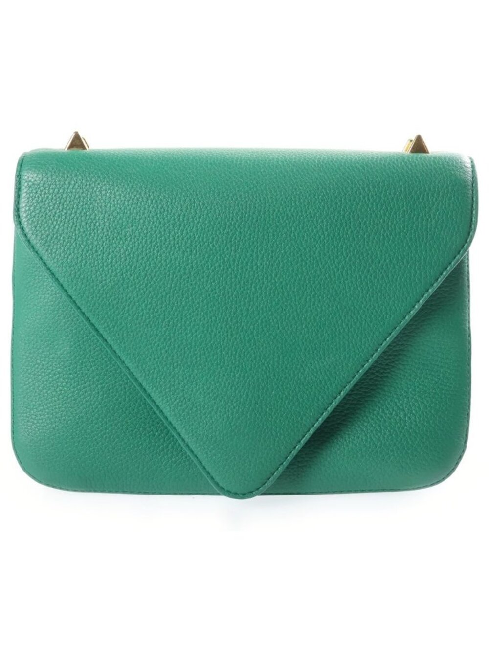 Bottega Veneta Mount 2-Way Shoulder Bag Chain Green Leather Gold